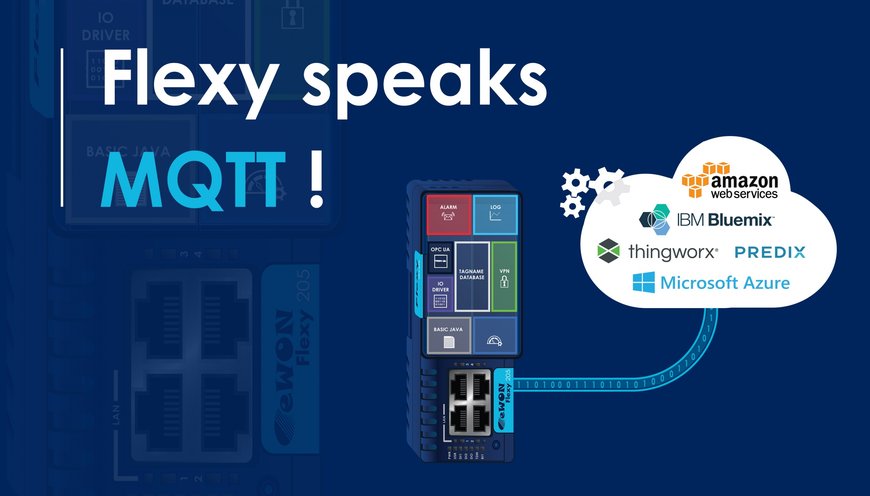 eWON Flexy respalda el protocolo MQTT para la adquisición de datos